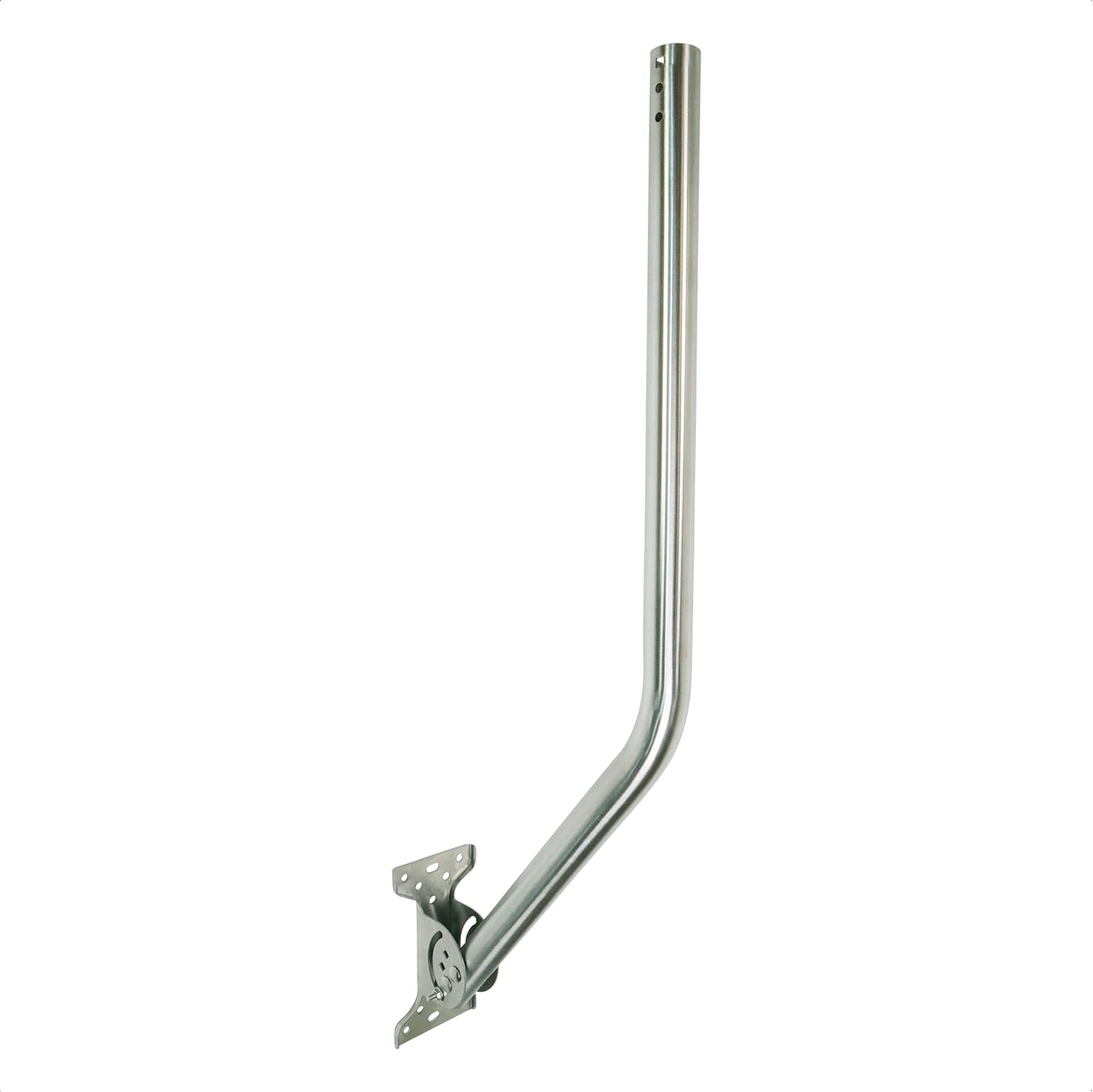 Proxicast Pro-Grade J-Max 100% Solid Stainless Steel Antenna Mount - Universal Outdoor Adjustable Pivot/Lock Bracket & J-Pipe Mast (1.5" x 36" Pole) for Wall, Eave or Roof Mounting (ANT-800-JP3-XL)