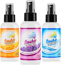 Flushie Pre-Toilet Spray Travel Size Toiletries Bathroom Spray for Toilet Deodorizer - Poop Odor Eliminator 4oz (Assorted Mix, 3 Pack)