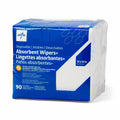 Medline Absorbent Wipers+ Disposable Heavy Duty Dry Wipes, 12" x 12" (90 Count), Use Wet or Dry, Perfect for Skin Care or Home Use, 3X Stronger, Highly Absorbent