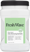 Fresh Wave Original Scent Odor Removing Gel Refill, 63 oz. | Safer Odor Absorbers for Home, Cooking, Trash, & Pets Areas | Natural Plant-Based Odor Eliminator