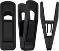 Hanger Clips Perfect for Velvet Hangers (Black, 40 PCS), Non-Slip Plastic Clips Pant Skirt Hanger Clips for Black Flocking Hangers
