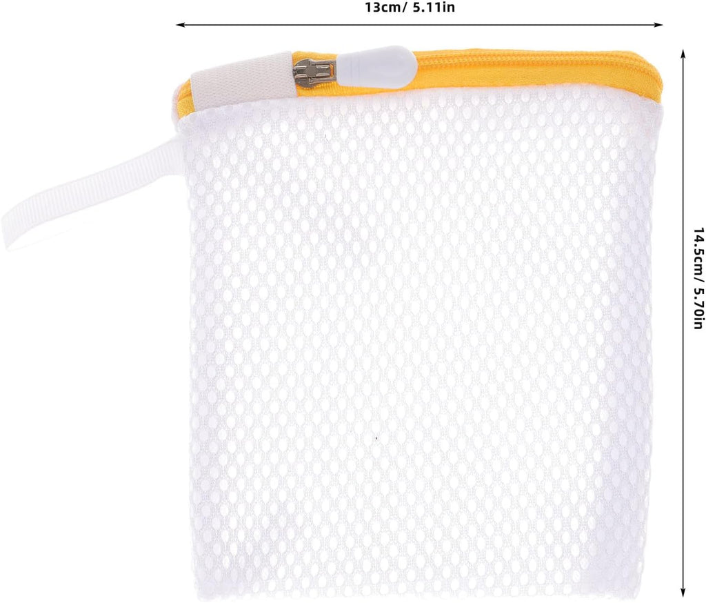 6pcs Laundry Bag Mesh Wash Bag Mini Washing Machine Underwear Washing Bag Wash Bags Protecting Foldable Laundry Pouch Travel Sandwich Mesh Laundry Bag Bra