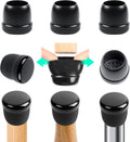 Ezprotekt 24 Pcs Black Chair Leg Sliders for Carpet, Round Teflon Furniture Glides for Rug, Carpet Sliders Protectors Caps for Couch, Dining Table Chair, Bar Stool Legs (L Fit: 1-1/10" to 1-3/10")