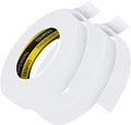 2 Pack Single-Sided Adhesive Foam Tape 1inX9.84FT Single-Sided Sealing Strip Foam Pad Sponge Tape Window Weatherproof White
