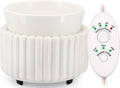 Ceramic Wax Melt Warmer with Timer Candle Warmer for Scented Wax Electric Fragrance Burner for Home, Office, Bedroom - Gift & Décor