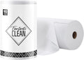 Fantasticlean Microfiber Cleaning Cloth Roll -90 Pack, Tear Away Microfiber Towels, 12" x 12", Reusable, Washable, Scratch Free, Ultra Absorbent Dishcloth for Car, Home Supplies, Pet, Kitchen (White)