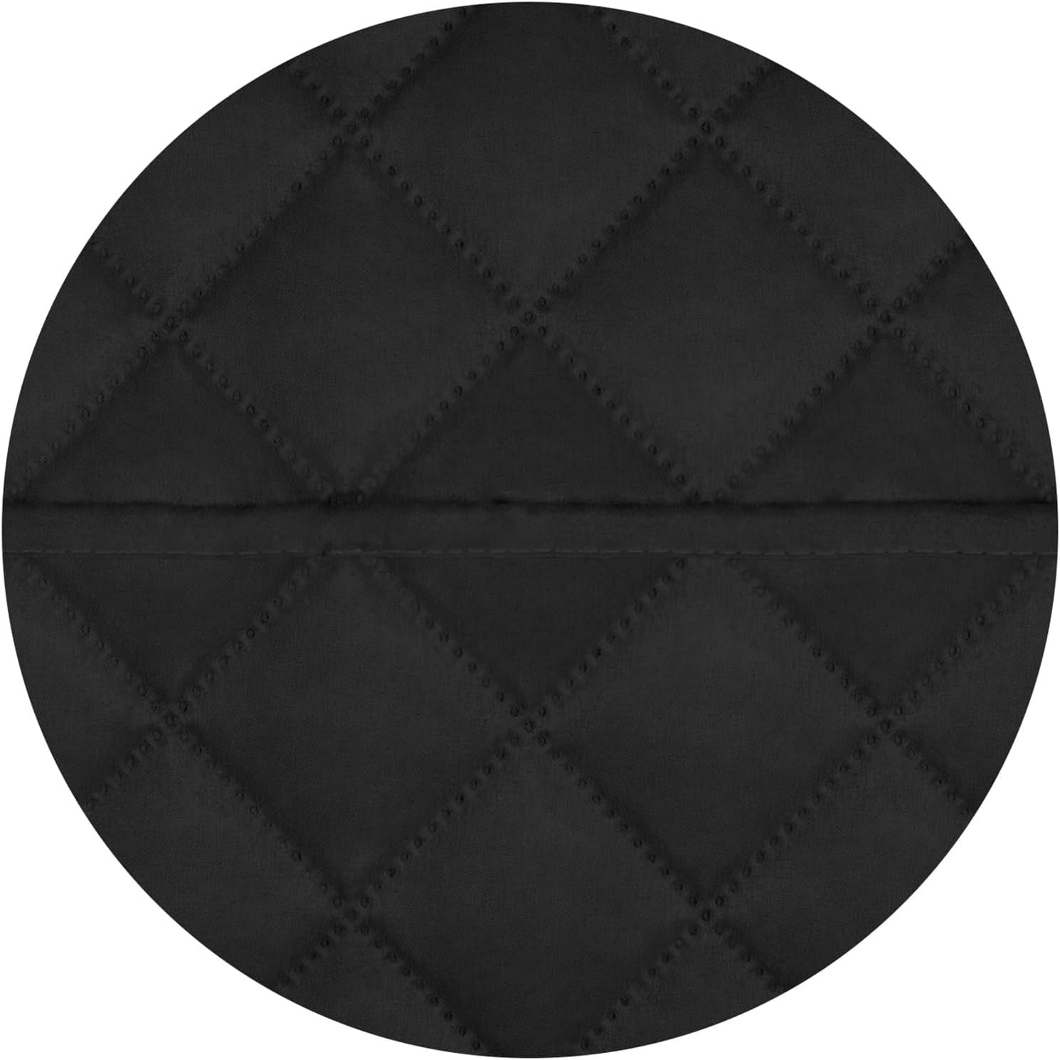 PureFit Reversible Quilted Sofa Cover, Water Resistant Slipcover Furniture Protector, Washable Couch Cover with Non Slip and Elastic Straps for Kids, Dogs, Pets (Oversized Loveseat, Black/Black)