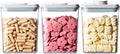 Airtight Food Storage Containers,1.3Qt 3Pcs Pop Food Containers with Lids, Stackable One Button Opening Kitchen Pantry Organizers and Storage, BPA-Free Food Containers Set for Snacks Candy Spices