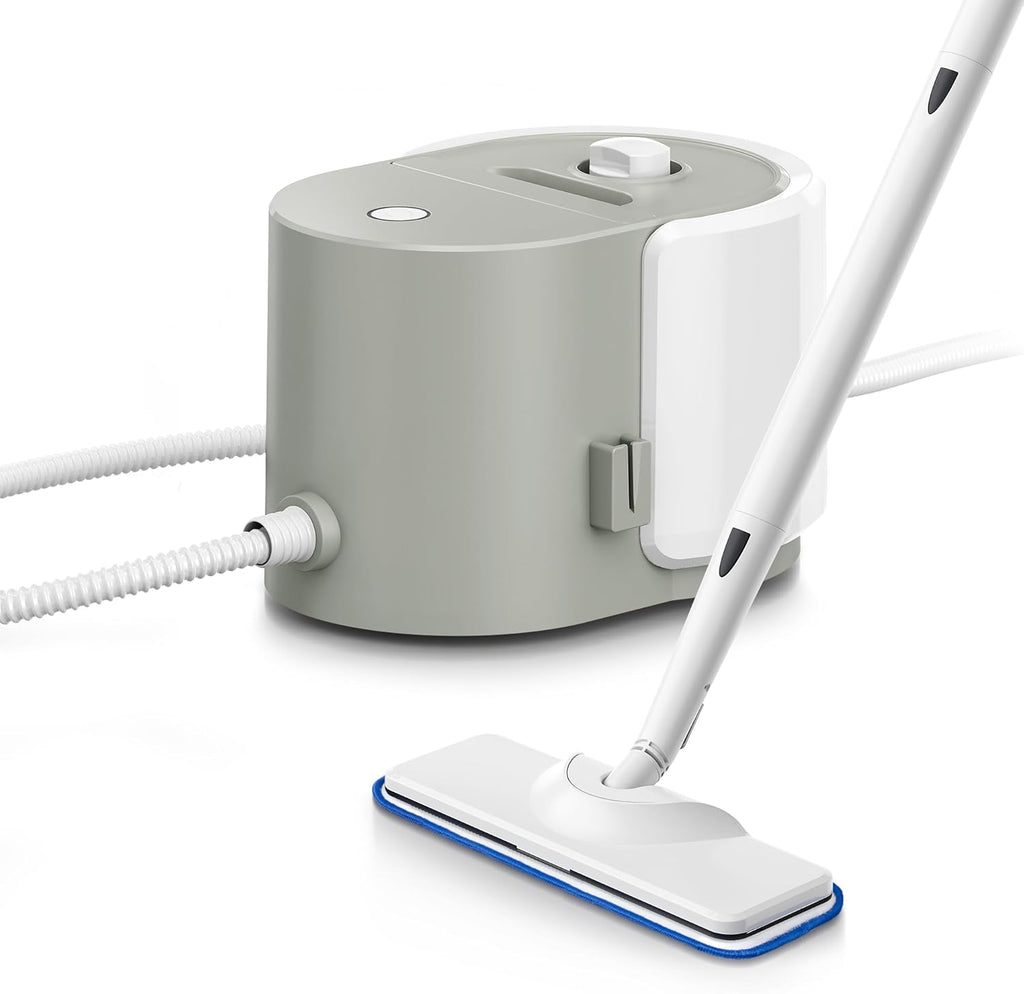 Newbealer Heavy-Duty Steam Cleaner for Home, Stainless Steel Boiler, Steam Mop with 20-Piece Accessories, Max 5 Bar, Multi-Purpose Steamer for Floors, Cars, Furniture, Tiles, and More