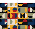 Retro Mid Century Modern Kitchen Drying Mat Microfiber Dish Drainer Mat for Kitchen Counter Absorbent Reusable Washable 18x24 Inch