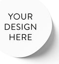 100 Custom Vinyl Stickers - Upload Your own Image, Text, Design, Logo - Personalized Logo Labels for Handmade, Packaging, Bottle, Jars, Candle, Brand Stickers (White, 5x5)