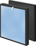 HSP001 True HEPA Filter Replacements for Air Purifier Filters HSP001,4 in 2 H13 True HEPA Filter with Activated Carbon Pre-Filter,1 Pack
