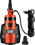 Prostormer Sump Pump, 1/2HP 2110GPH Sumbersible Water Pump, Portable Electric Pump with Build-in Float Switch for pool draining, Crop Irrigation, Yard and Flooded Cellar