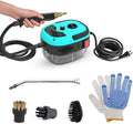 Decdeal Steam Cleaner - 2500W High Temperature Pressurized Handheld Steam Cleaning Machine with Brush Heads and Gloves, for Car Floors Kitchen Furniture Bathroom Windows