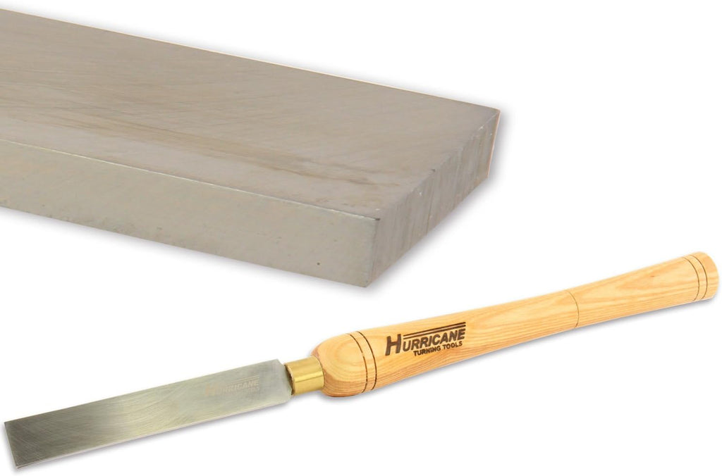HTT-118, High Speed Steel, 1" Square Scraper for Woodturning