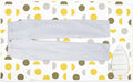 Encasa XO Ironing Mat/Pad (Large 48"x28") with 3mm Padding & Silicone Iron Rest for Steam Pressing on Tabletop or Bed - Heat Resistant, Portable, Quilting & Travel Blanket - Yellow Moon