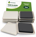Furniture Sliders for Carpet 8 PCS - 3 1/2 inch Furniture Moving Slider Chair Legs Floors Protectors Square Furniture Movers Sliders – Move Your Furniture Easy & Safely(for Carpet)
