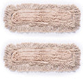 Microfiber Dust Mop Head Refills Pack of 2 for Hardwood Tile Laminate & Stone Floors (18'')