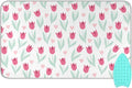 Ironing Mat Portable Ironing Pad Ironing Blanket for Table Top Heat Resistance Double-Side Using Travel Large 47.2 x 27.6 Inch Foldable Lightweight Cute Flower