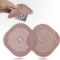 Drain Cover Hair Catcher Drain Plug Hair Stopper Drain Protector for Shower Bathroom Accessories Bathtub Lotus Pink 2 Pack