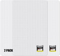 Kuyal Office Chair Mat for Carpet, 2 Pack 46x 55 Clear Heavy Duty Computer Chair Mat, Under Desk Protector Carpeted Floors Mat, Easy Chair Movement,Ship Flat