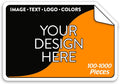 5-1000 Custom Vinyl Stickers - Upload Your own Image, Text, Design, Logo - Personalized Logo Labels for Handmade, Packaging, Bottle, Jars, Candle, Brand Stickers (White, 6x4)
