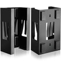 Lounsweer 2 Pcs Magnetic Glove Dispenser Holders Wall Mount Boxes of Gloves Commercial Quality Towels Wipes Paper Tissue Box Holder Kitchen Fridge Office Workshops Garage Tool Hospital(Black)