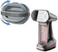 Rowenta Iron Steamer for Clothes, 3in1 Hand Held Steamers, Clothing Steamer, Ironing, Lint Remover, 7.1 Oz Tank, 1875 Watts, Auto-Off, Black & Pink, DR8865