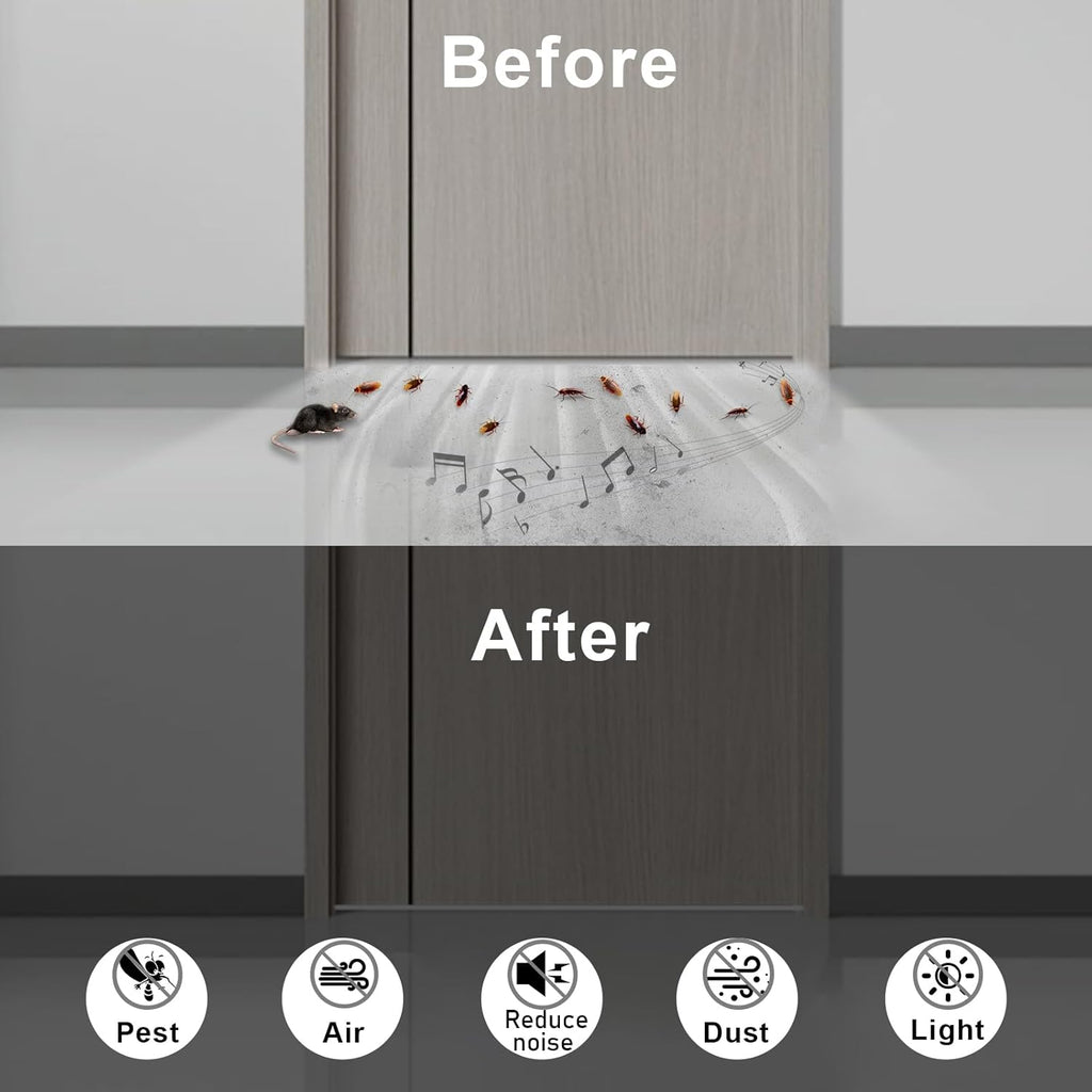 Strong Adhesive Weather Stripping, High Density Weatherproof Weather Stripping Door Seal Strip for Sliding Door, Windows,Soundproof Foam Sealing Strip, White(1/2 in x 1/4 in x 52Ft)