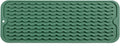 Silicone Dish Drying Mat for Multiple Usage,Easy clean,Eco-friendly,Heat-resistant Silicone Mat for Kitchen Counter,Sink,Bar,Bottle,or Cup Green M 17 inches x 6 inches