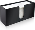 1Pack Paper Towel Holder Countertop, Black Acrylic Napkin Dispenser, Multifold Paper Towel Dispenser for Z-fold C-fold MultiFold Trifold-Bathroom Toilet Kitchen Restaurant