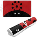 Cute Iron Mat Blanket Travel Foldable Ladybugs Ironing Pad Fabric Ironing Board Cover for Top of Tabletop,Brown Thick & Large Portable Iron Pads 32 x 16 Inch