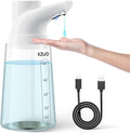 Automatic Soap Dispenser Touchless, 23.7oz/700ml, Rechargeable Liquid Soap Bottle with Motion Sensor for Bathroom & Kitchen