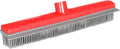 Stanley Home Products Rubber Broom – for Carpets Floors Stairs Upholstery – Electrostatic Action Removes Pet Hair Lint Fuzz Dirt Particles – Built-in Squeegee Tackles Wet Messes (Broom Head)