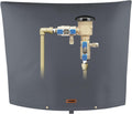 TOHONFOO Backflow Preventer Pipe Insulation Cover (5°F) - Irrigation Sprinkler Valve Insulated Pouch - Water Well Pump Cover - Sturdy 5 Layers for Winter Freeze Protection, 34" W x 24" H, Grey
