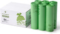 SUPERBIO 64 Gallon Compostable Yard Waste Bags, Lawn & Leaf Bags, 242.3L (60 Count Bulk), Heavy Duty 1.57 Mils, BPI and OK compost INDUSTRIAL