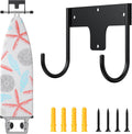 ORLESS Ironing Board Holder Wall Mount, Ironing Board Hanger, Ironing Board Holder, Iron Board Hook Wall Mount, for Laundry Rooms