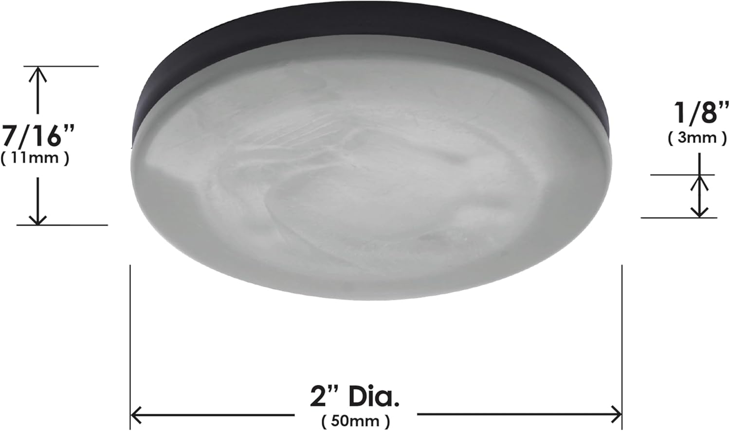 Gorilla Outdoor 2 Inch Furniture Sliders/Screw on Nylon Glide Floor Protectors (Set of 4 Glides) for Carpet and Hard Surface Sliding on Outdoor & Indoor Floors