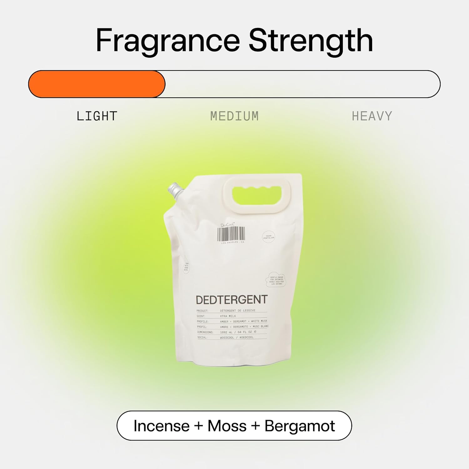 DedCool Liquid Laundry Dedtergent | 05 Spring | Luxurious Fresh Floral Fragrance Detergent | Removes Stains | Infused with Natural Essential Oils | Non-Toxic | 120 Washes | 64 fl oz