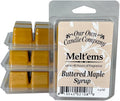 Our Own Candle Company Premium Wax Melt, Buttered Maple Syrup Scent, 6 Cubes, 2.4 oz (4 Pack)