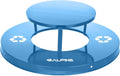 Alpine Outdoor Metal Waste Receptacle Rain Bonnet Lid - Heavy Duty Commercial Trash Can Receptacle Cover - Perfect Companion for 38-Gallon Garbage Can (Blue)