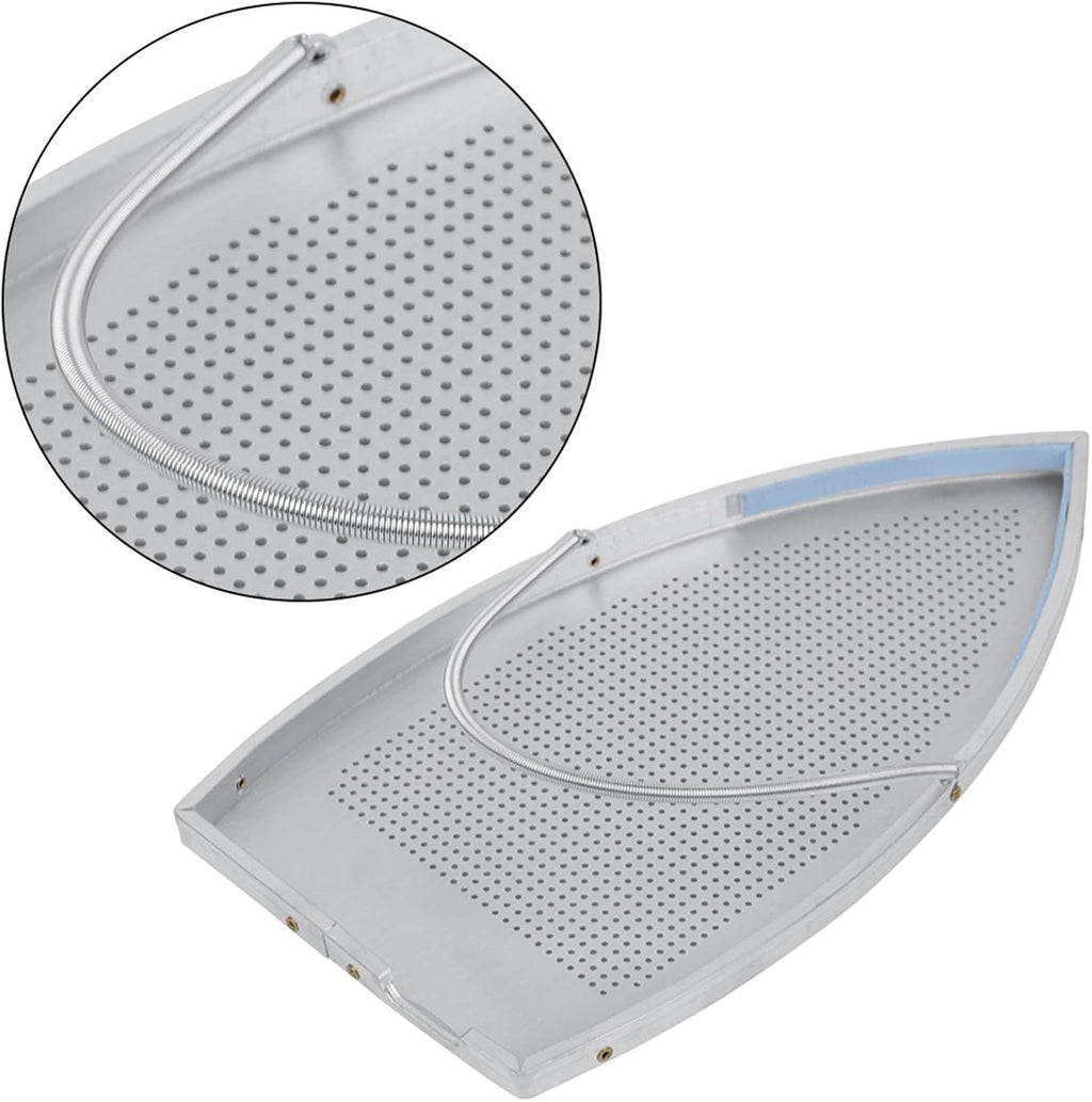 Aluminum Iron Plate Cover,Slick Cover Iron Protector for Ironing,9.1 X 4.84 in Ironing Shoe for Clothes Pressing Prevents Burn Sticking and Iron Plate Protection