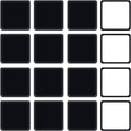 Ezprotekt 2.5 inch Square Self Adhesive Furniture Movers Sliders for Carpet, 16 Pcs Self Stick Furniture Moving Pads for Chair Table Desk Bed Sofa Couch (Black)