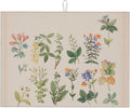 Vintage Plants Herbs Floral Dish Drying Mat Highly Absorbent Double-Sided Microfiber with Hanging Loop Reversible Drain Dish Rack Mat Drain Mat Suitable for Kitchen Countertop Coffee Bar 18 x 24 Inch