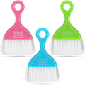 3 Pcs Mini Broom and Dustpan Set, Compact Cleaning Sweep, Mini Broom and Brush Set for Table Desk Car Keyboard Countertop