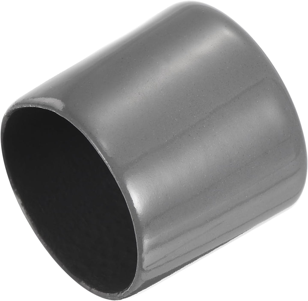 uxcell 20pcs Rubber End Caps 31mm ID Vinyl Cap Cover Screw Protectors Dark Grey