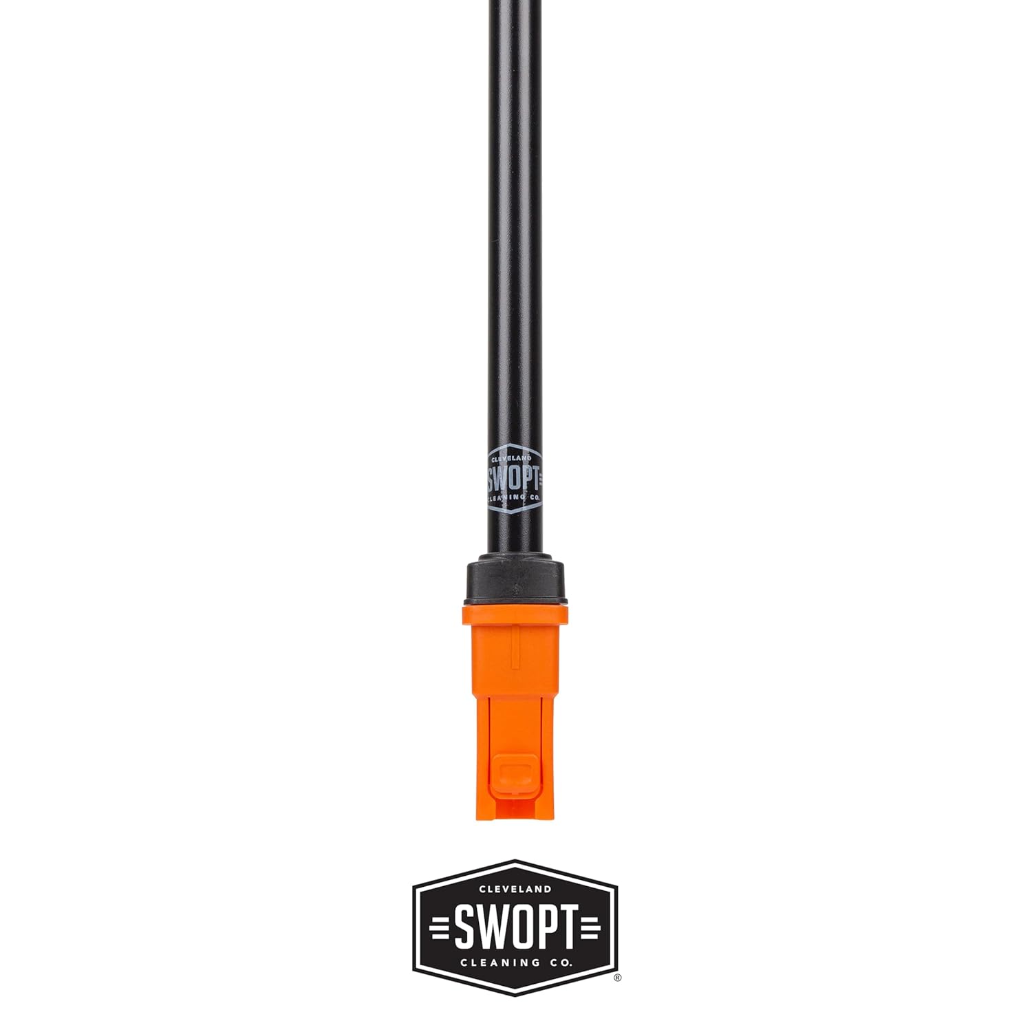 SWOPT Standard 48” Steel Handle – Ergonomic Design Eliminates Loose Handles — Interchangeable with All SWOPT Cleaning Products for More Efficient Cleaning and Storage
