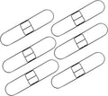 Matthew Cleaning Universal Commercial Clip-on Wire Industries Dust Mop Frame, 18 inch ( Pack of 6) Sold Seperately,Perfect for Floor Cleaning Home/Office/Lobby/Bathroom/Kitchen/Janitor