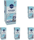 Color Scents Tall Kitchen Trash Bags - 13 Gallon, 20 Bags (5 Pack of 20 Count), Drawstring - Silver Bag in Simply Clean Scent with Microban