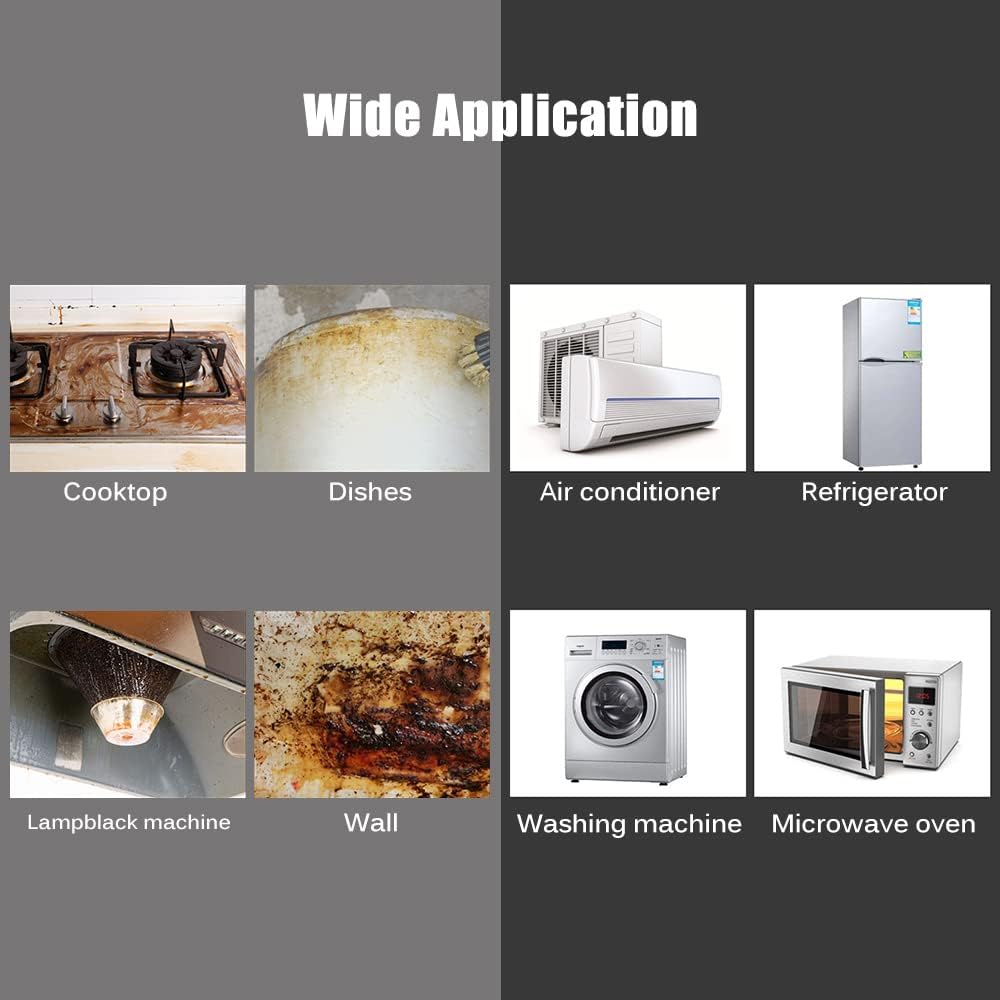 2500W Portable Handheld Steam Cleaner, High Temperature Pressurized Steam Cleaning Machine with Brush Heads for Kitchen Furniture Bathroom Car, US Plug 110V (White)